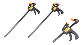 2 pc grampo sargento aperto rápido 450mm + 1 pc grampo 150mm