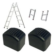 2 Pç Pezinho Ponteira Protetores Pé Escada 3x2cm Sapata