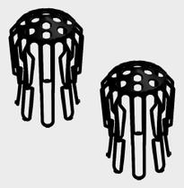 2 Pc Ralo Abacaxi Fle Anti Estrela-Folhas Calhas 75 -100mm Cor Preta 2 Pc Ralo Abacaxi Fle Anti Estrela-Folhas Calhas 75 -100mm Cor Preta