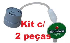 2 pç Tubo Chopeira Krups Beertender Heinek. Original com 2 Unidades