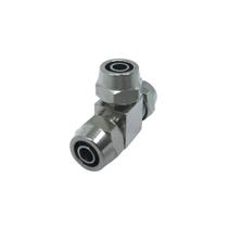 2 pç União Tee 10mm Roscado Com Porca Suspensão a Ar Conexão