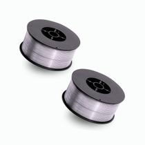 2 Pcs Arame Solda Mig 308L 0.8mm uso com Gás Rolo 1kg