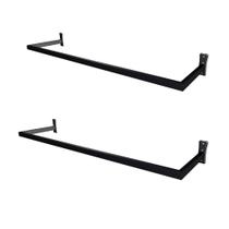 2 pçs Arara Cabideiro Quadrada Industrial Tubo 20x30mm 90cm 2 pçs Arara Cabideiro Quadrada Industrial Tubo 20x30mm 90cm