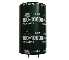 2 pçs capacitor eletrolitico 10000x100v - 10.000uf x 100v 2 pçs capacitor eletrolitico 10000x100v - 10.000uf x 100v