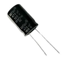 2 PÇS CAPACITOR ELETROLITICO 470X100V - 470UF X 100V - 105º 2 PÇS CAPACITOR ELETROLITICO 470X100V - 470UF X 100V - 105º