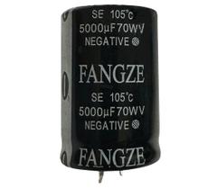 2 pçs - capacitor eletrolitico 5000x70v - 5000uf x 70v 2 pçs - capacitor eletrolitico 5000x70v - 5000uf x 70v