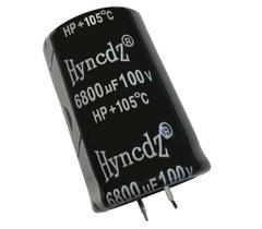 2 PÇS CAPACITOR ELETROLITICO 6800X100V - 6800UF X 100V 105º