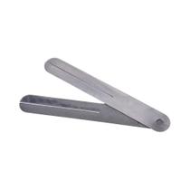 2 pçs extrator de traste fretboard fret reparação ferramenta protetor placa aço