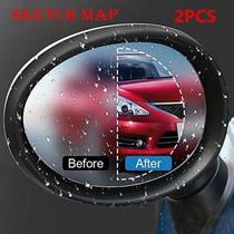 2 Pçs Filme Protetor Para Espelho Retrovisor De Carro Antiembaçamento Oval Azul 2 Pçs Filme Protetor Para Espelho Retrovisor De Carro Antiembaçamento Oval Azul