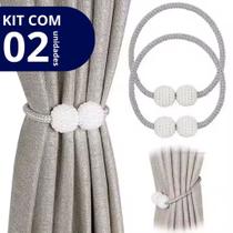 2 Pcs Ímã Cinto de Cortina de Tecido Corda Colorida Com Perolas 2 Pcs Ímã Cinto de Cortina de Tecido Corda Colorida Com Perolas