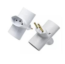 2 PÇS Multiplicador de Tomadas 2P+T 10A BR Organize Cabos 2 PÇS Multiplicador de Tomadas 2P+T 10A BR Organize Cabos