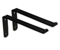 2 pçs Suporte Mão Francesa Invertido 10cm - Mod. S