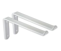 2 pçs Suporte Mão Francesa Invertido 20cm - Mod. S