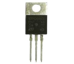 2 pçs - transistor stp2045 - stps 2045 ct - 20a - 45v