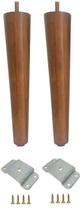 2 Pe Palito 35cm Marrom Claro Chapa Reta + Parafuso 2 Pe Palito 35cm Marrom Claro Chapa Reta + Parafuso