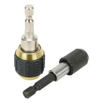 2 peças Adaptador Mandril Engate Rapido Haste Hexagonal 60mm
