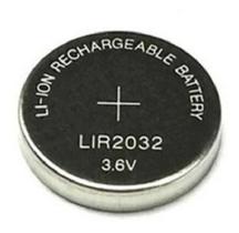 (2 Pecas) Bateria Lir2032 Recarregável Li-on 3,6v Lithium
