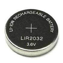 (2 Pecas) Bateria Lir2032 Recarregável Li-on 3,6v Lithium