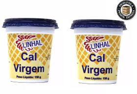 2 Peças Cal Virgem 150g Linhal Para Doces Caseiros