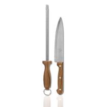 2 peças churrasco faca garfo kit original 123útil multiuso