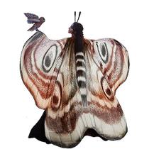 2 peças de asas de borboleta de Halloween, xale de borboleta
