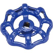 2 peças de volante para torneira em metal, ferro fundido azul, 53 mm