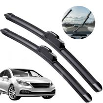 2 Peças Palhetas Limpador de Parabrisa Borracha Resistente Modelo Universal Premium para Automóveis 2 Peças Palhetas Limpador de Parabrisa Borracha Resistente Modelo Universal Premium para Automóveis