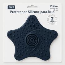 2 Peças Tampas de Ralo Silicone Ventosa, Filtro de Cabelo e Sujeira do Ralo do Banheiro e Cozinha