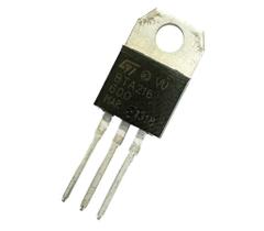 2 peças - transistor bta216-600 - bta 216-600 - 16 amp 600v