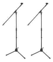 2 Pedestais Suporte Para Microfone Universal, Com Trava, Regulagem De Altura, Cachimbo E Presilha Para Organizar Cabo 2 Pedestais Suporte Para Microfone Universal, Com Trava, Regulagem De Altura, Cachimbo E Presilha Para Organizar Cabo