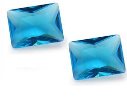 2 Pedras Água Marinha Zircônia Cor Azul Clara 9 mm x 7 mm mm Para Anel, Brincos, Pingente Unidade 2 Pedras Água Marinha Zircônia Cor Azul Clara 9 mm x 7 mm mm Para Anel, Brincos, Pingente Unidade