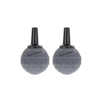 2 Pedras Porosa Grande Bola Aquário Oxigenação Bolhas 5Cm S5