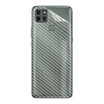 2 Película Skin Traseira Fibra Carbono Moto G9 Power XT2097 6.78 - Cell In Power25