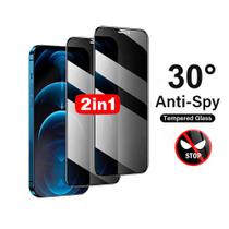 2 Películas de Vidro 3D Privacidade Anti Spy iPhone 13 Pro