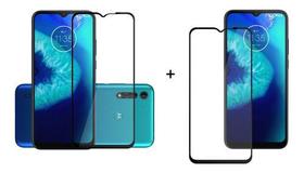 2 Películas De Vidro 9d Moto G8 Power Lite Xt2055-2 + Manual 2 Películas De Vidro 9d Moto G8 Power Lite Xt2055-2 + Manual