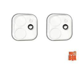2 Películas Protetora De Vidro Para Câmera Traseira Compatível Com Iphone 12 Mini/Iphone 11