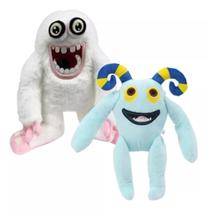 2 Pelúcias My Singing Monsters Mamutinho E Cornocelo
