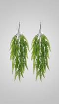 2 Pendentes Samambaia Artificial Folhagem 85cm 2 Pendentes Samambaia Artificial Folhagem 85cm
