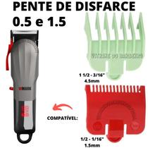 2 Pentes Kit Disfarce 0.5 E 1.5 Para Barbearia Profissional!