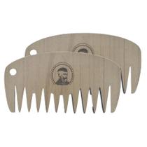 2 Pentes Para Barba Bigode Material Resistente Mdf Model 06 2 Pentes Para Barba Bigode Material Resistente Mdf Model 06