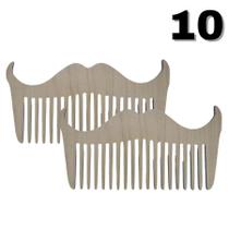 2 Pentes Para Bigode E Barba Modelo Bigode 10 Mdf Resistente