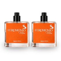 2 Perfumes Feromônio Men Sidarta AUTÊNTICO Transforme sua presença em pura atração