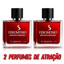 2 Perfumes Feromônio Sidarta AUTÊNTICO Transforme sua presença em pura atração. 2 Perfumes Feromônio Sidarta AUTÊNTICO Transforme sua presença em pura atração.