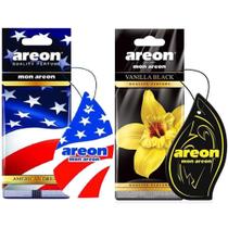 2 Perfumes Pra Carro Cheirinho Areon Vanilla Black, American