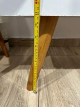 2 Pés Madeira maciça torneado pinus envernizado 27 cm