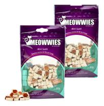 2 Petiscos Natural Meowwies Sushi Gatos Enroladinho Frango