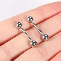 2 Piercing Lingua Aço Inox 2 Bolinhas Rosqueavél Facil de Colocar e Higienizar 2 Piercing Lingua Aço Inox 2 Bolinhas Rosqueavél Facil de Colocar e Higienizar