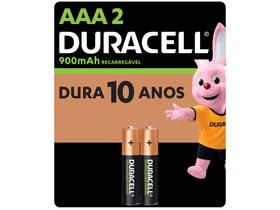 2 Pilhas Recarregáveis AAA 900mAh - Duracell 2 Pilhas Recarregáveis AAA 900mAh - Duracell