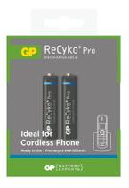 2 Pilhas Recarregáveis GP Batteries AAA Pro 650mAh 1,2v
