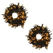 2 Pisca Pisca Natal 100 Lâmpadas Branca LED 8 Funções 127v